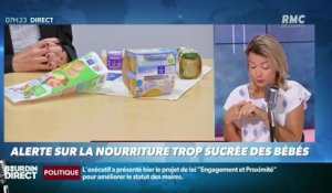 Dupin Quotidien : Alerte sur la nourriture trop sucrée des bébés - 18/07