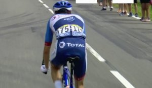 Tour de France 2019 - Romain Sicard en tête au pied du Tourmalet