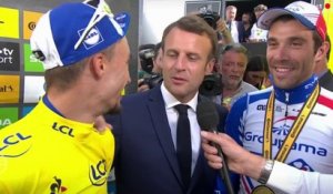 Tour de France 2019 / Emmanuel Macron : "Tout le pays est derrière vous"