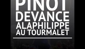 Pinot devance Alaphilippe au Tourmalet
