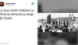 Le sous-marin La Minerve, disparu il y a 50 ans avec 52 hommes à bord, a été retrouvé au large de Toulon