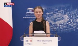 Greta Thunberg alerte l'Assemblée nationale sur le changement climatique