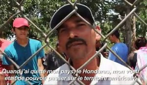 Les migrants rejetés par les USA attendent au Mexique de rentrer chez eux