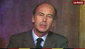 1974 : le candidat Valéry Giscard d'Estaing se présente à la présidentielle