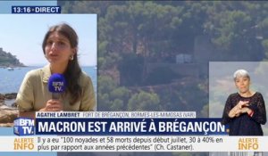 Emmanuel Macron est arrivé au fort de Brégançon pour ses vacances