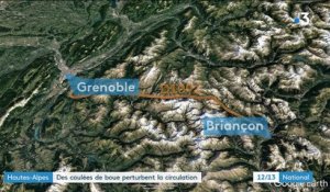 Hautes-Alpes : des coulées de boue perturbent la circulation