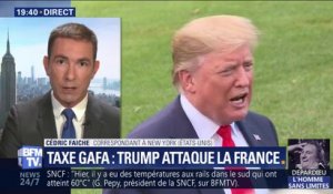 Contre la taxe GAFA en France, Donald Trump parle de la "stupidité de Macron" et menace de représailles