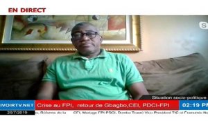 Crise au FPI, retour de Gbagbo, Réforme de la CEI, avec Demba Traoré FPI PRO-GBAGBO