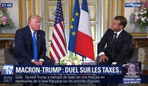 Emmanuel Macron-Donald Trump: la guerre des taxes
