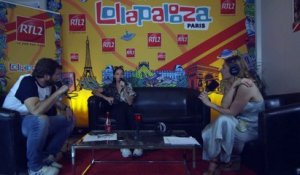 Jain en interview au festival Lollapalooza