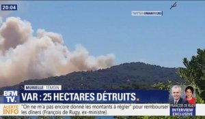 À Saint-Mandrier, le feu est maîtrisé, mais 25 hectares sont partis en fumée