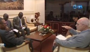RTG/ Echange entre le ministre en charge de l’intérieur et de la justice et l’ambassadeur des Etats Unis au Gabon