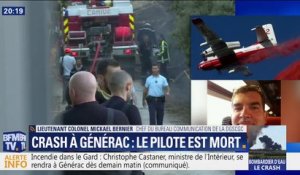 Un responsable de la DGSCGC fait part de sa tristesse après la mort d'un pilote de bombardier d'eau à Générac