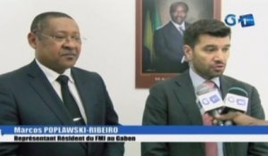 RTG/Echange entre le Ministre des PME-PMI et le représentant du FMI au Gabon