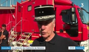 Incendies à Générac : la solidarité s'organise pour soulager les pompiers