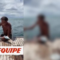 Quand Yannick Noah pêche un poisson... à mains nues - Tennis - WTF