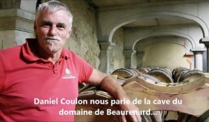 Châteauneuf-du-Pape :  à l’ombre du caveau du domaine de Beaurenard
