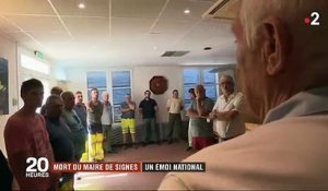 Emotion dans la commune de Signes après le décès du maire renversé par un fourgon - VIDEO