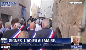 Hommage à Jean-Mathieu Michel: la procession débute dans les rues de Signes