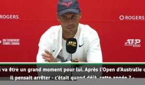 Montréal - Nadal se réjouit du retour d'Andy Murray