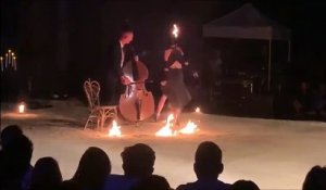 Le spectacle A fuego lento de la compagnie Bilbobasso