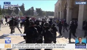 Des affrontements entre policiers israéliens et fidèles musulmans sur l'esplanade des Mosquées à Jérusalem ont fait des dizaines de blessés