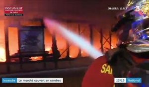 Hauts-de-Seine : un incendie détruit entièrement le marché couvert à Levallois-Perret