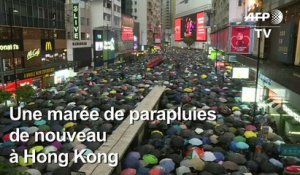 Hong Kong: nouvelle manifestation de masse pacifique
