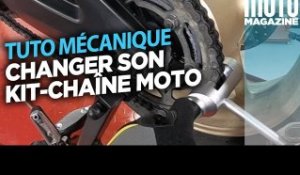 Changer son Kit chaine moto - Tuto Moto Magazine