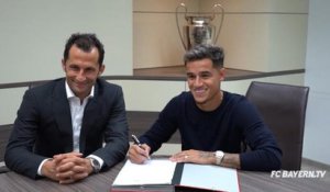 Transferts - Les images de la signature de Coutinho au Bayern