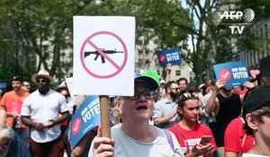 Rassemblement contre les violences par armes à feu à New York