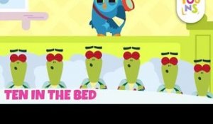 #NumberSong - Learn Counting - Ten In the Bed | Educational Nursery Rhymes & Baby Songs | KinToons