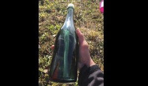 Une bouteille à la mer retrouvée après cinquante années de dérive