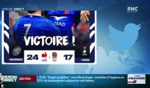 #Magnien, la chronique des réseaux sociaux : La victoire des XV de France contre les Anglais - 03/02