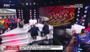Le monde de Macron: Réforme des retraites : 22 000 amendements dont 19 000 de la France Insoumise - 03/02