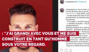 "Sans vous, y'a rien" : Matt Pokora fête ses 16 ans de carrière et dévoile de vieux clichés