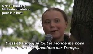 A New York, Greta Thunberg appelle à "cesser de détruire la nature"