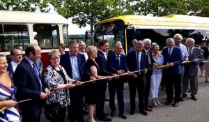 Soléa inaugure son nouveau réseau de bus à Wittelsheim