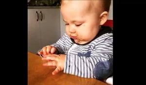 Bebe Effraye Par Les Rots De Papa Ahaha Sur Orange Videos