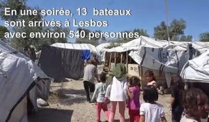 Grèce: le camp de Moria débordé par les nouvelles arrivées de migrants