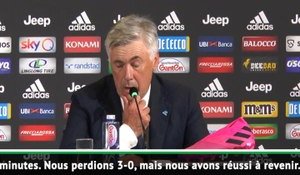 Naples - Ancelotti : "On a mérité de perdre"