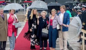 PHOTOS. Rencontre complice et élégante entre les reines Maxima des Pays-Bas et Mathilde de Belgique