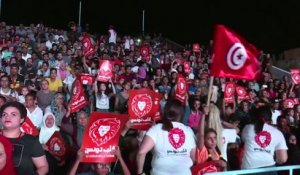 Tunisie: le parti de Karoui, candidat emprisonné, lance sa campagne présidentielle