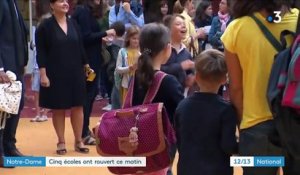 Notre-Dame : cinq écoles ont rouvert leurs portes