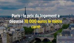 Paris : le prix du logement a dépassé 10 000 euros le mètre carré