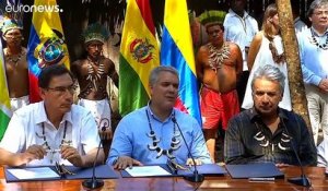 Signature d'un pacte pour la protection de l'Amazonie
