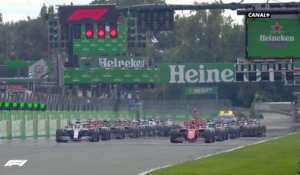 Le départ du Grand Prix de Monza 2019