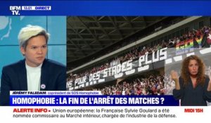 Homophobie dans les stades: Jérémy Faledam, coprésident de SOS Homphobie, demande la démission de Noël Le Graët