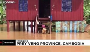 Le Cambodge touché par de graves inondations