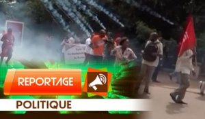 Reportage : Répression de la marche des syndicats au Burkina
